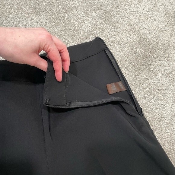 Vince Camuto Black Side Zip Pants Size 4 - Picture 4 of 10